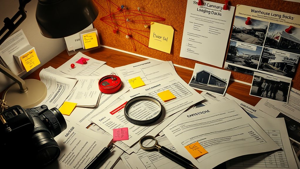 analyzing business records for assets