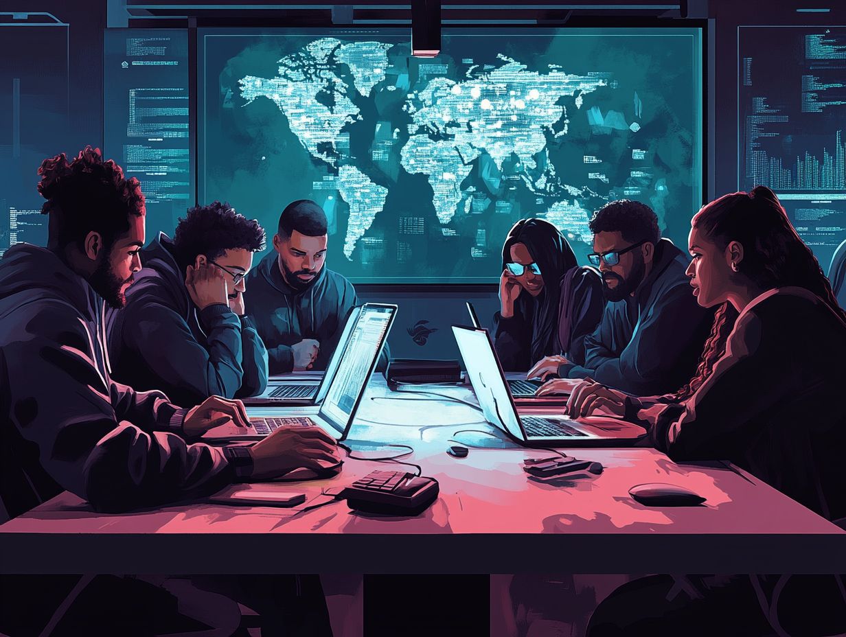 Visual representation of Cyber Crime FAQs