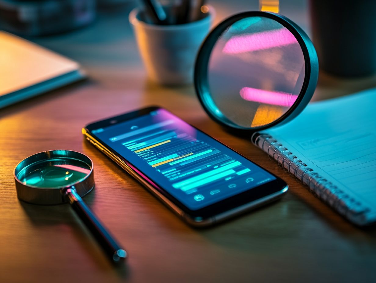 Visual representation of the role of cell phone forensics experts in legal proceedings.