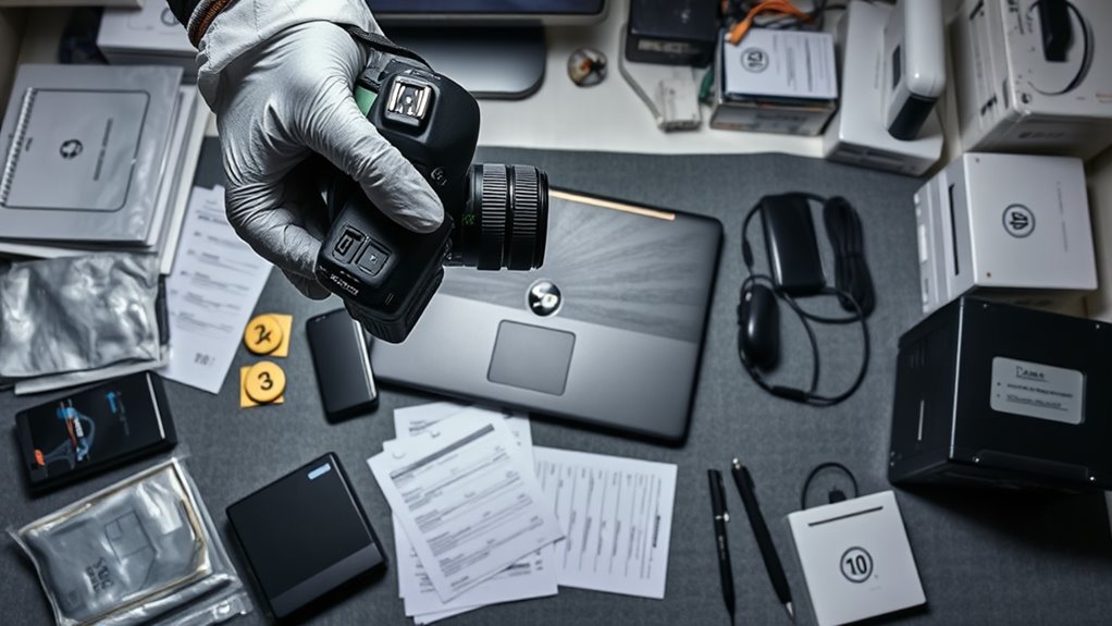 evidence handling and tracking