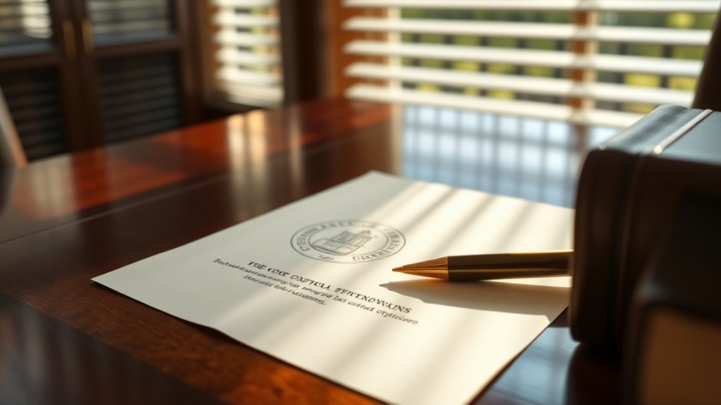 legal notification to appear