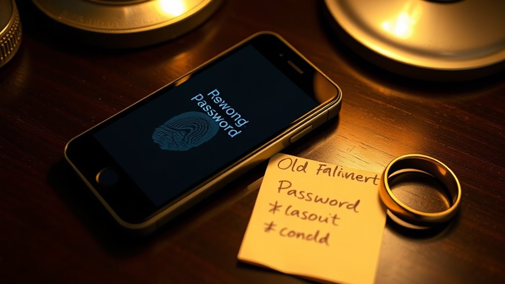 password and lock screen updates